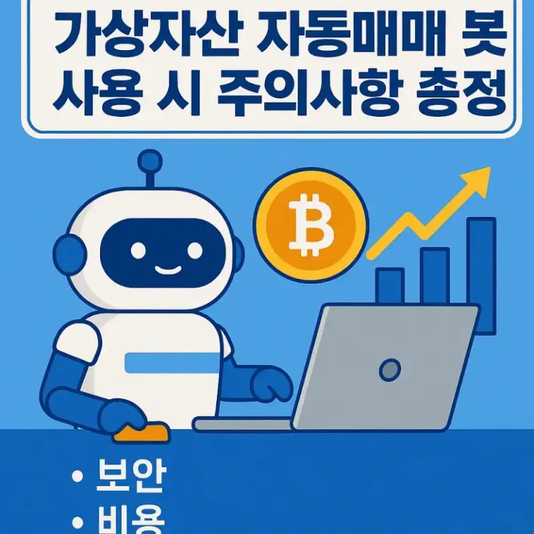 가상자산 자동매매 봇 사용 시 주의사항 총정리