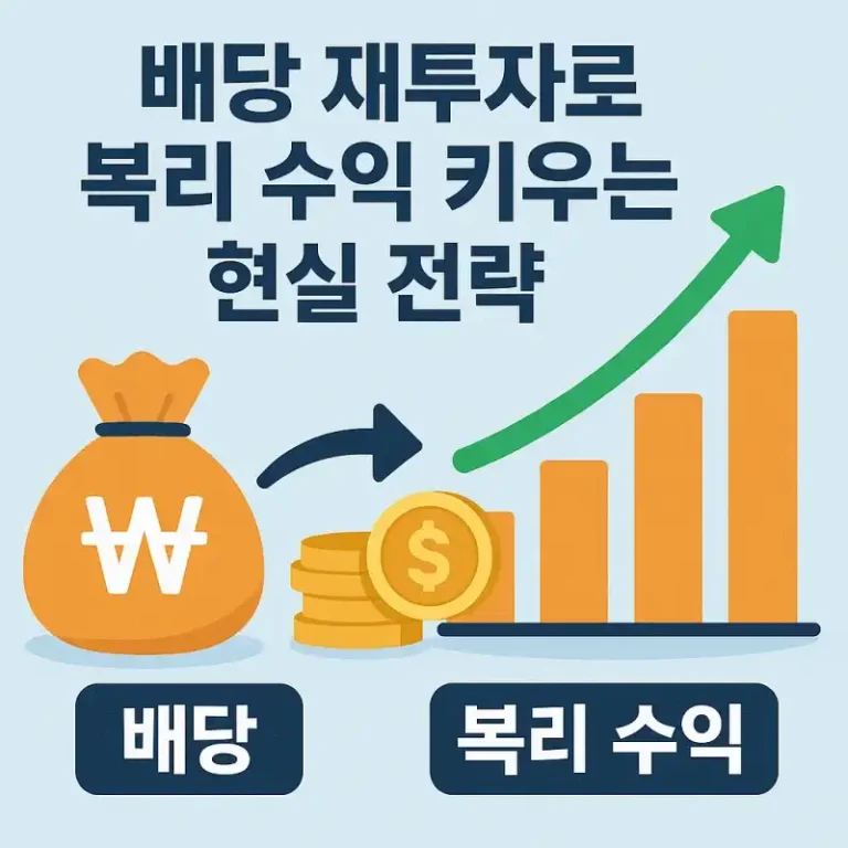 배당 재투자로 복리 수익 키우는 현실 전략