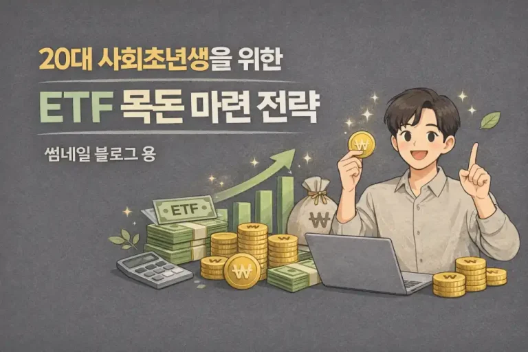 20대 사회초년생을 위한 ETF 목돈 마련 전략