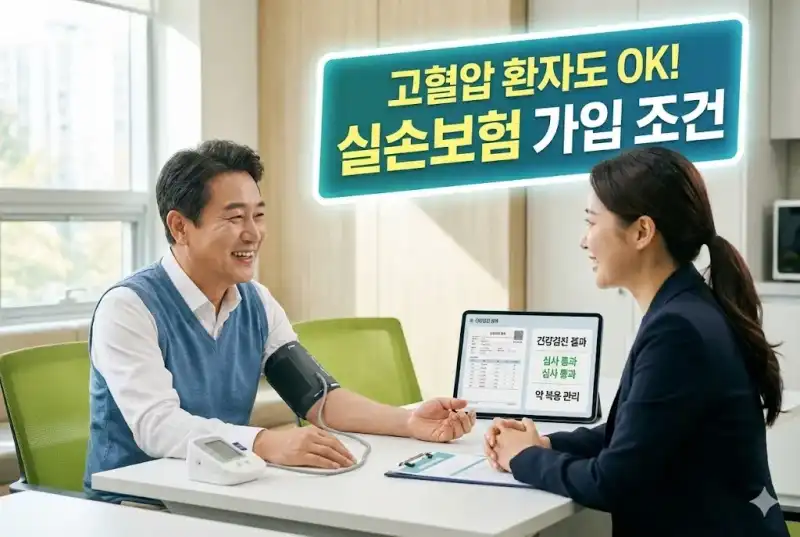 고혈압 환자도 가입 가능한 실손보험 조건