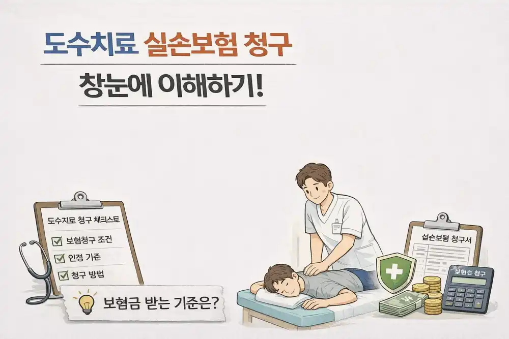 도수치료 실손보험 청구 가능한 기준 총정리