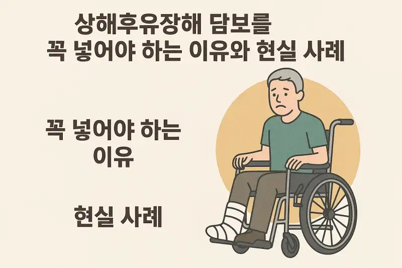 상해후유장해 담보를 꼭 넣어야 하는 이유와 현실 사례