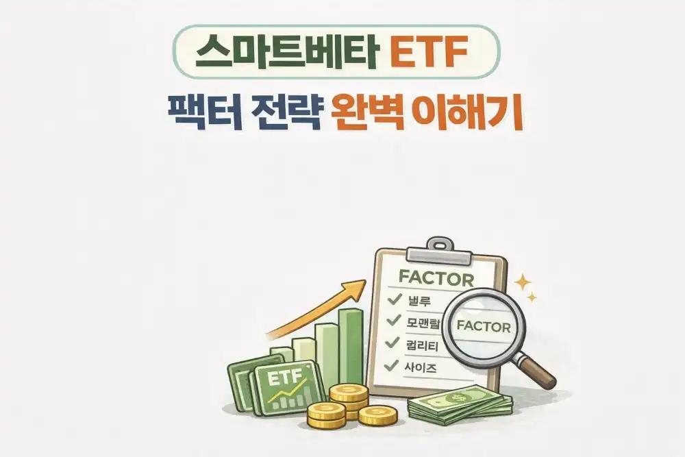 스마트베타 ETF 팩터 전략 완벽 이해하기