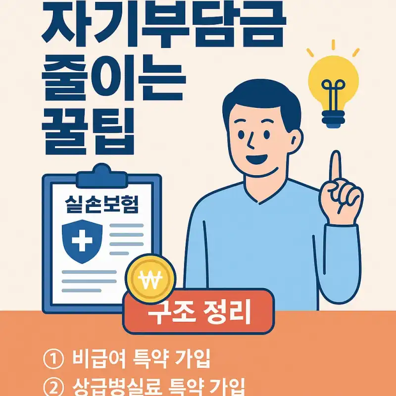 실손보험 자기부담금 줄이는 꿀팁과 구조 정리