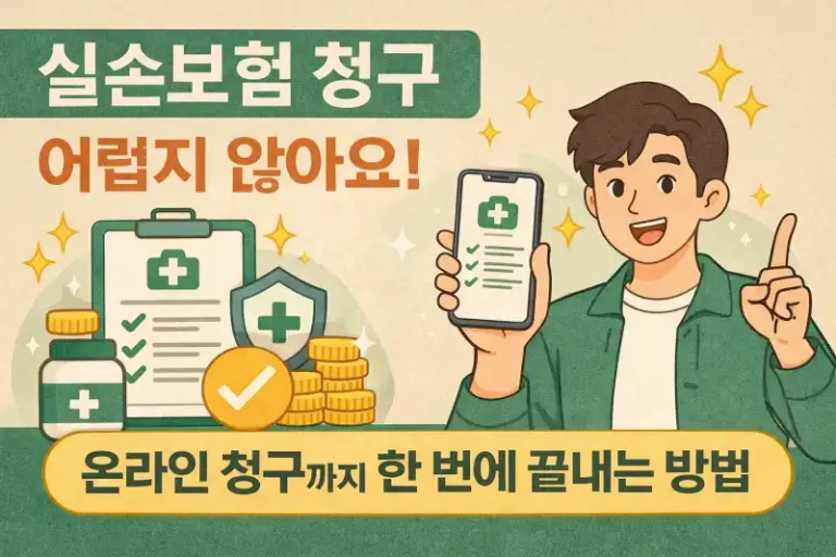실손보험 청구, 어렵지 않아요! 온라인 청구까지 한 번에 끝내는 방법