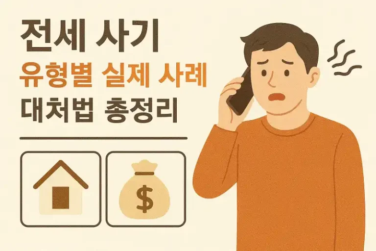 전세 사기 유형별 실제 사례와 대처법 총정리
