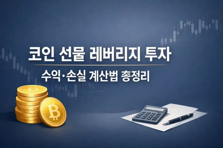 코인 선물 레버리지 투자 수익·손실 계산법 총정리