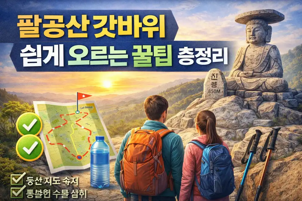 팔공산 갓바위 쉽게 오르는 꿀팁 총정리
