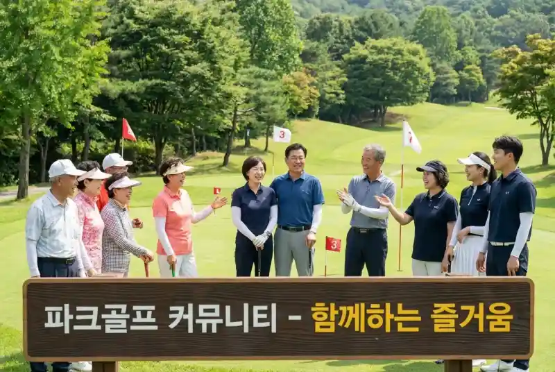 파크골프 커뮤니티 - 함께하는 즐거움