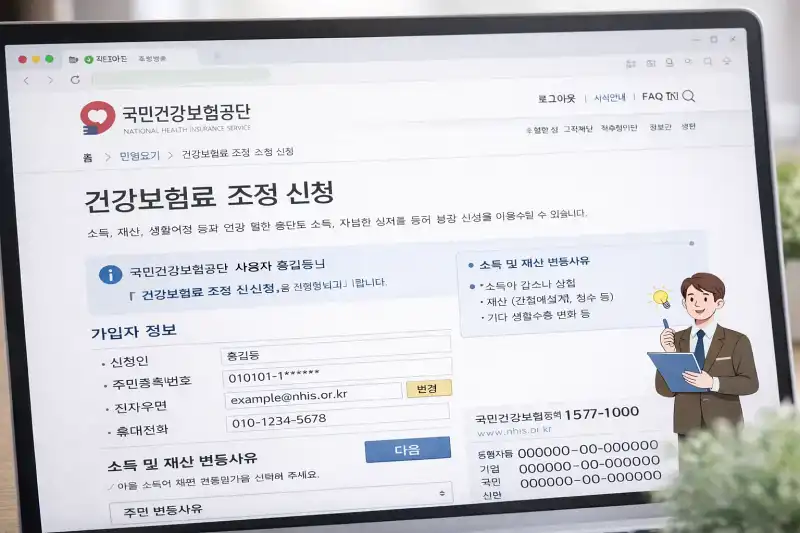 건보료 조정 신청 가능할까?