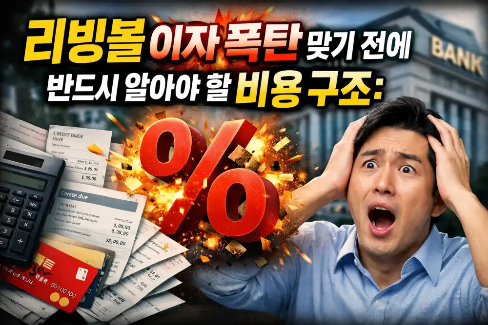리볼빙 이자 폭탄 맞기 전에 반드시 알아야 할 비용 구조