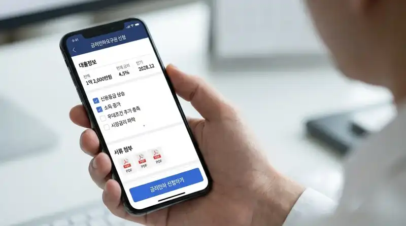 대출 금리인하요구권 직접 신청해봤더니