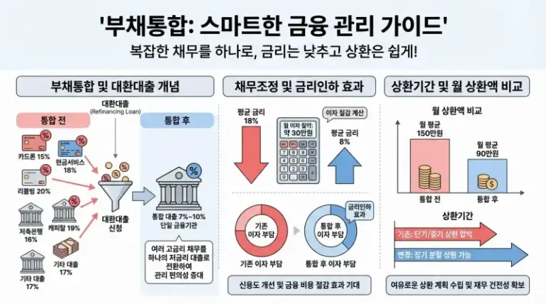 부채통합 신청 전 반드시 확인해야 할 7가지 함정