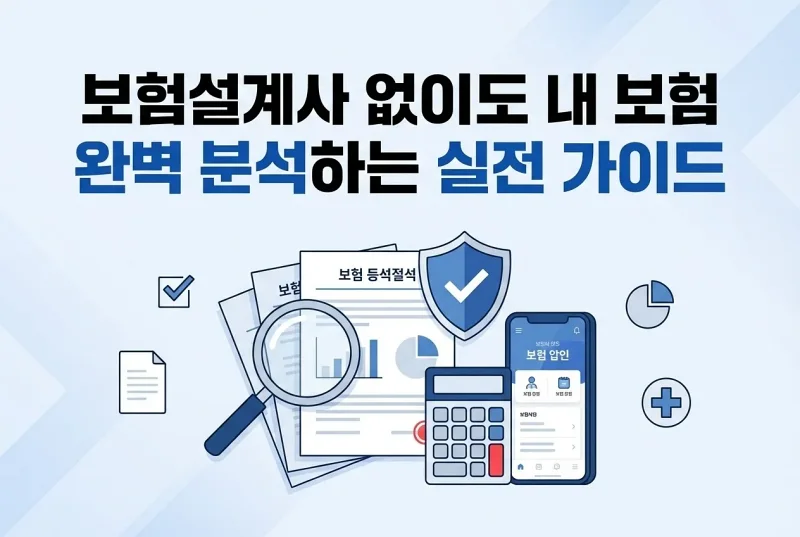 보험설계사 없이도 내 보험 완벽 분석하는 실전 가이드