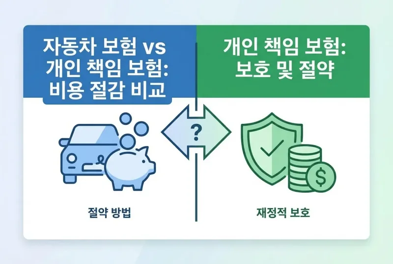 자동차보험 대신 개인배상책임보험으로 절약하는 법