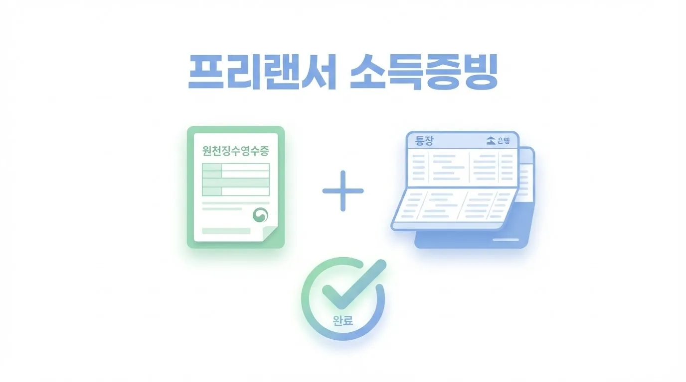 프리랜서 소득증빙 직접 준비해봤더니