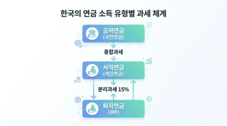 연금 수령 시 세금, 공적·사적·퇴직연금 과세 방식 차이와 2026년 절세 전략