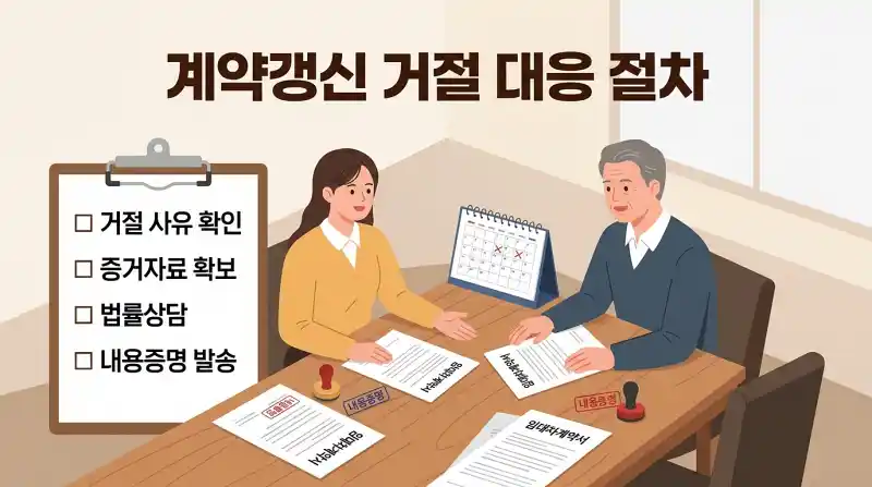 계약갱신 거절 대응 절차 체크리스트