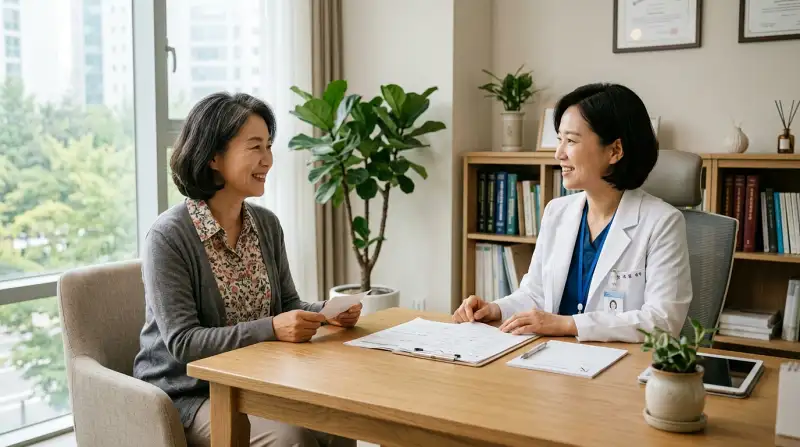 산부인과 상담 장면