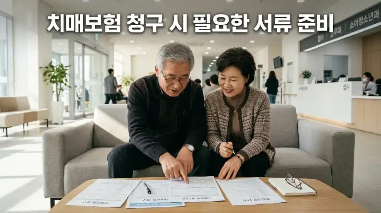 치매보험 청구 시 필요한 서류 준비