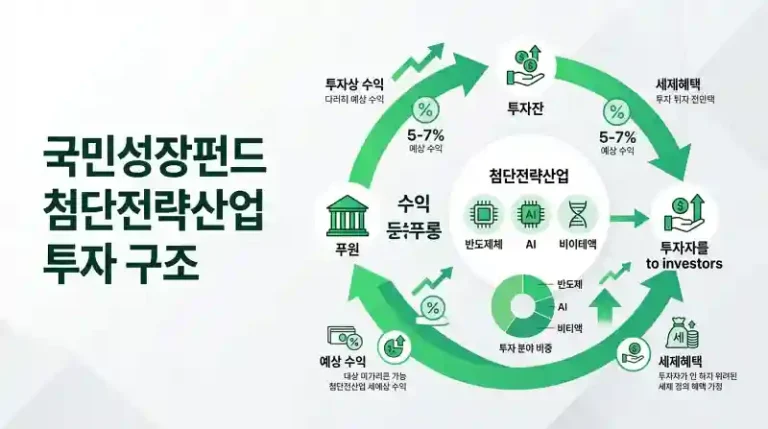 국민성장펀드 첨단전략산업 투자 구조