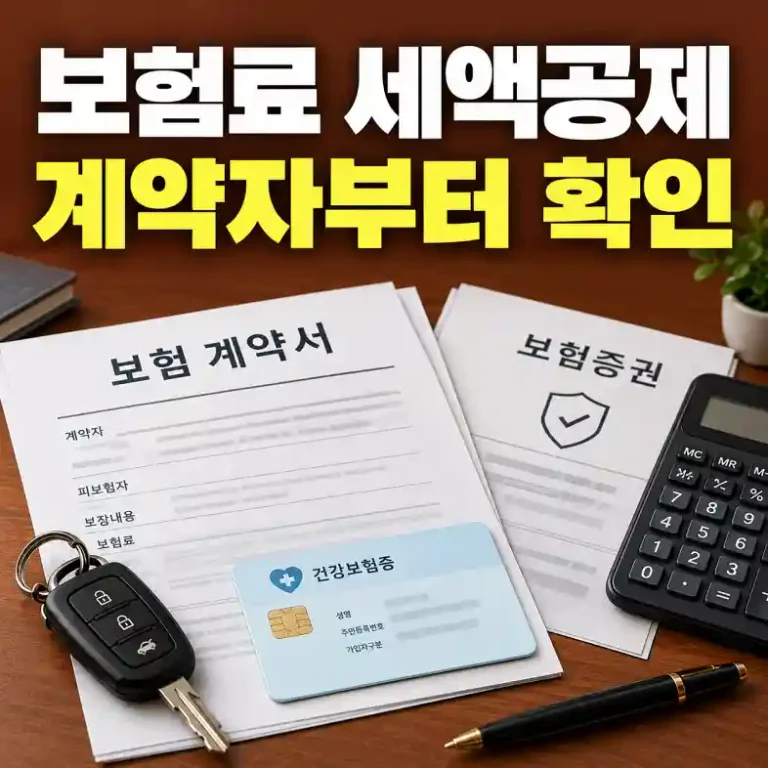 보험료 세액공제 2026